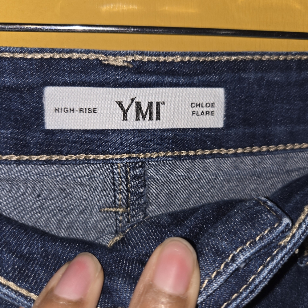 YMI Dark Blue Flare Jeans - Picture 3 of 6